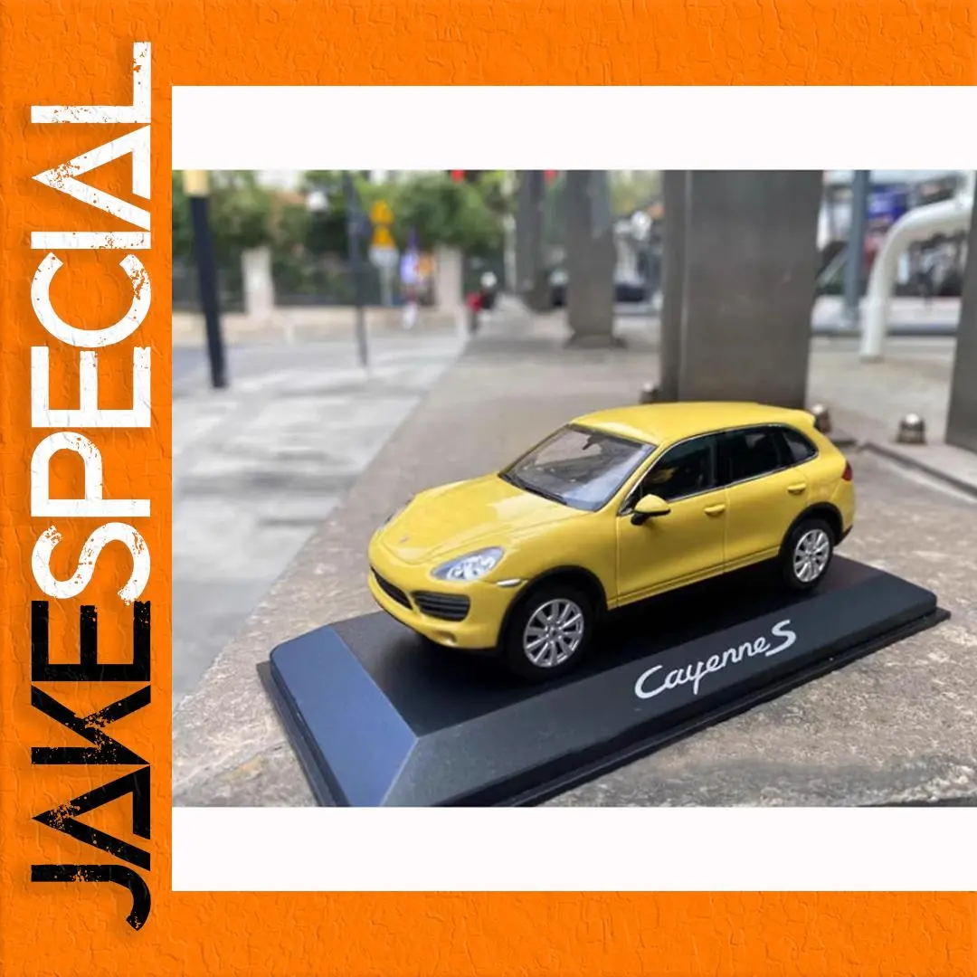 Cayenne S 1:43 Diecast Model in Yellow 1 Cayenne S 1:43 Diecast Model in Yellow