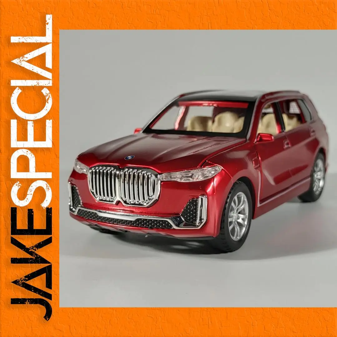 1:32 Scale BMW X7 Diecast Model SUV Red 1 1:32 Scale BMW X7 Diecast Model SUV Red