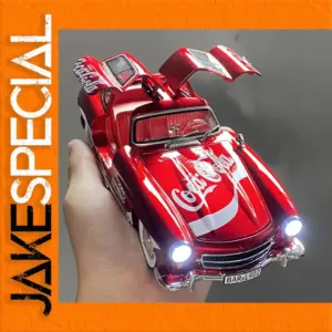 1:24 Scale Red Benz 300SL Diecast Model