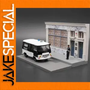 1:43 Scale Police Van Diecast Model