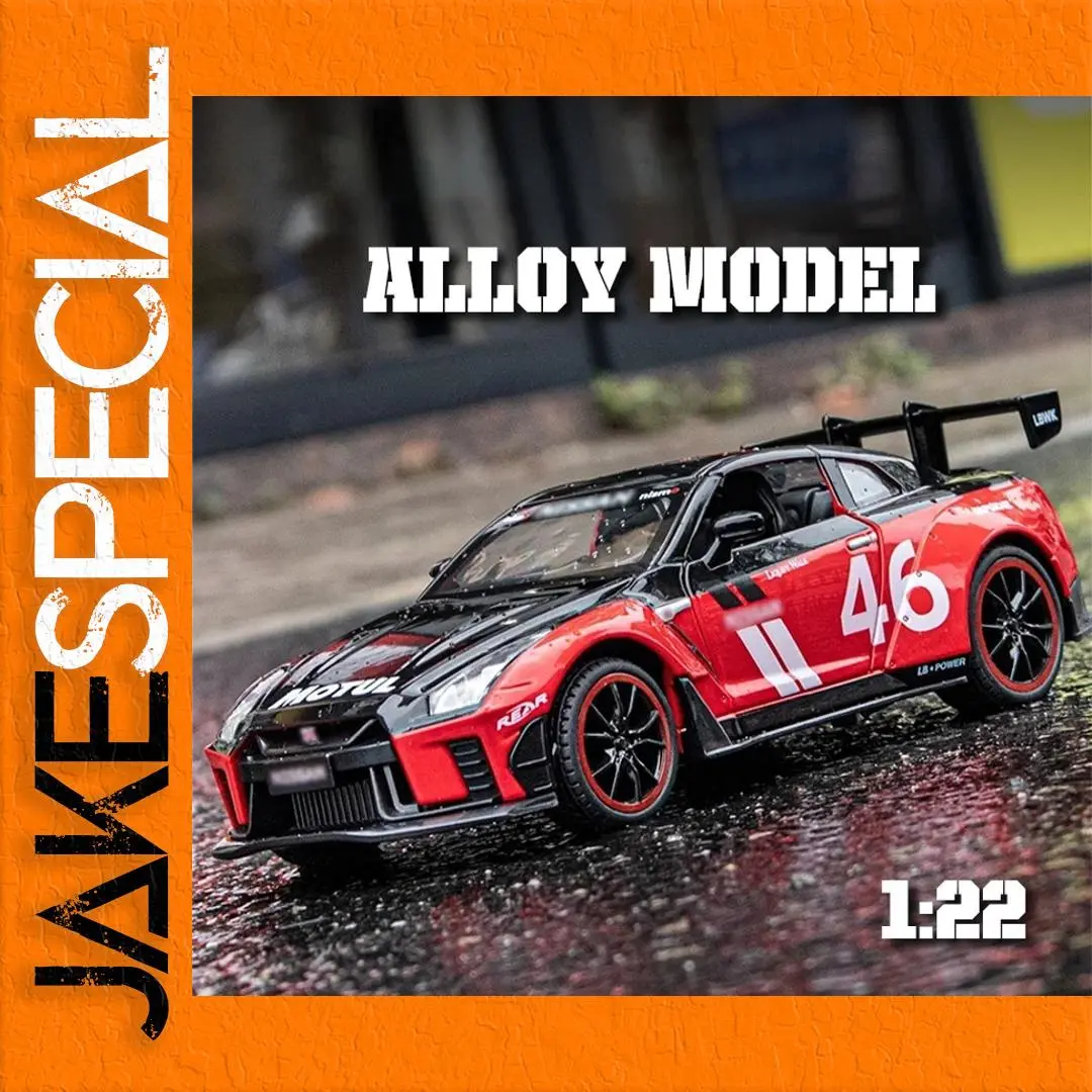 GTR Alloy Model Car Decorative Collector Piece 1 GTR Alloy Model Car Decorative Collector Piece