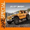 Vibrant Yellow Alloy Off-Road Vehicle Model