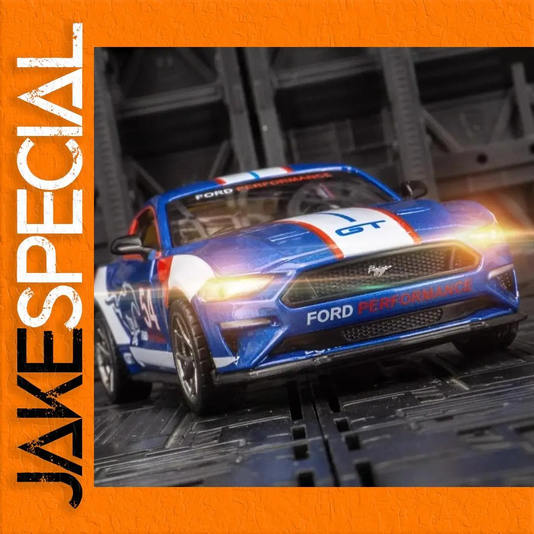 1:34 Scale Ford Mustang GT Diecast Model Car 1 1:34 Scale Ford Mustang GT Diecast Model Car