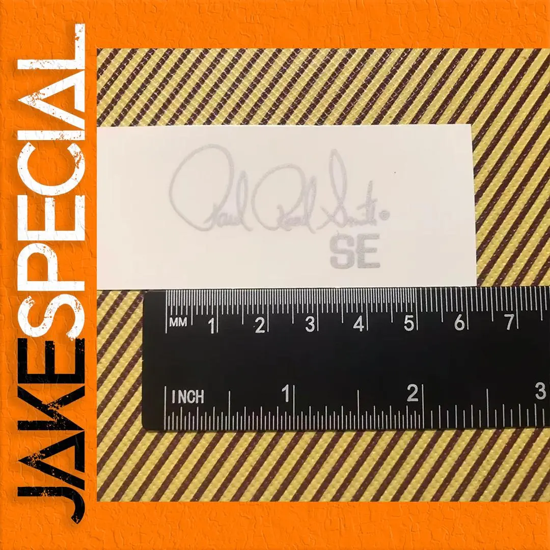 Custom PRS Silver Electric Guitar Decal Set 1 Custom PRS Silver Electric Guitar Decal Set