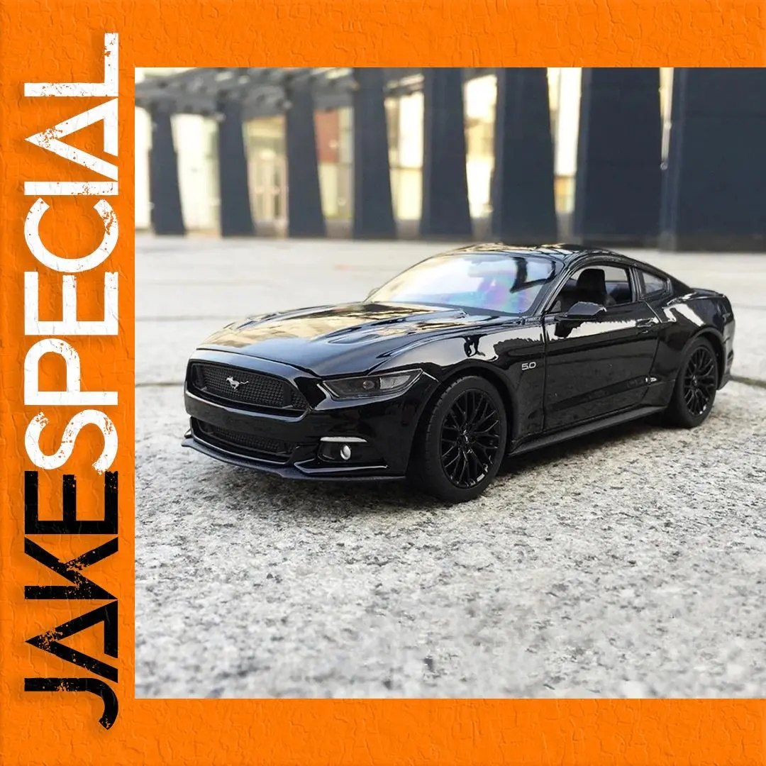 1:24 Mustang GT Diecast Model in Black Finish 1 1:24 Mustang GT Diecast Model in Black Finish