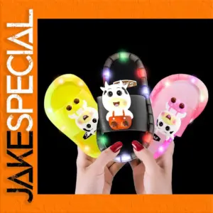 Children's Luminous LED Slippers with Animal Prints