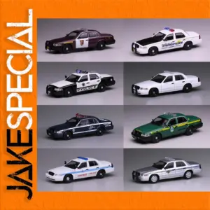 1:64 Scale Diecast Alloy Crown CV Police Model
