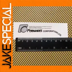 Fernandes Electric Guitar Decal Set of 3