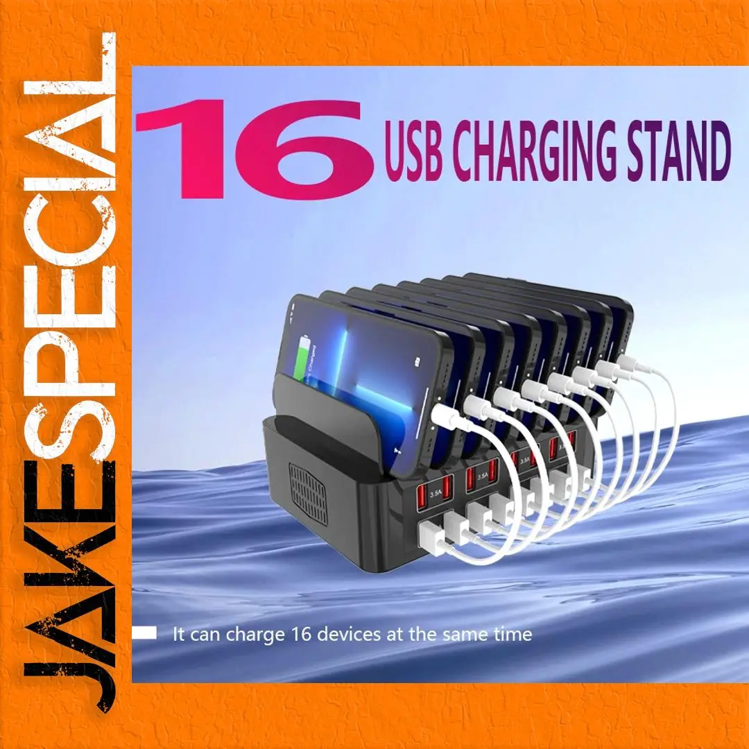 16 Port USB Charger with Fast Charging 150W 1 16 Port USB Charger with Fast Charging 150W