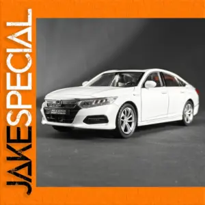 White 1:24 Scale Honda Accord Diecast Model