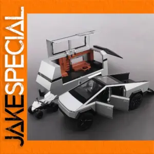 1:24 Scale Diecast Cybertruck Model with Lights