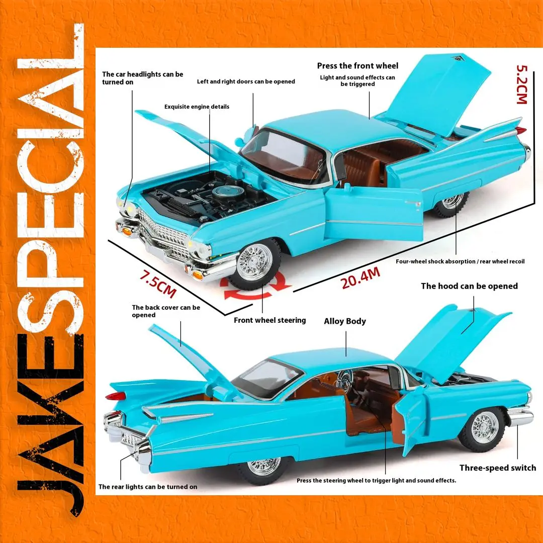 1959 Cadillac Eldorado 1/24 Scale Model Car 1 1959 Cadillac Eldorado 1/24 Scale Model Car