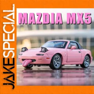 Vibrant Pink Mazda MX-5 Miata Diecast Model