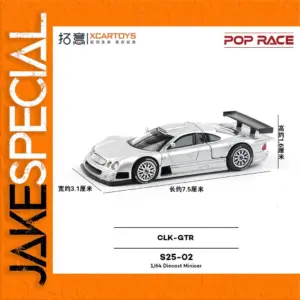 1:64 Scale Mercedes CLK-GTR Die-Cast Model