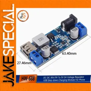 DC-DC Step-Down Buck Converter 5.2V 5A