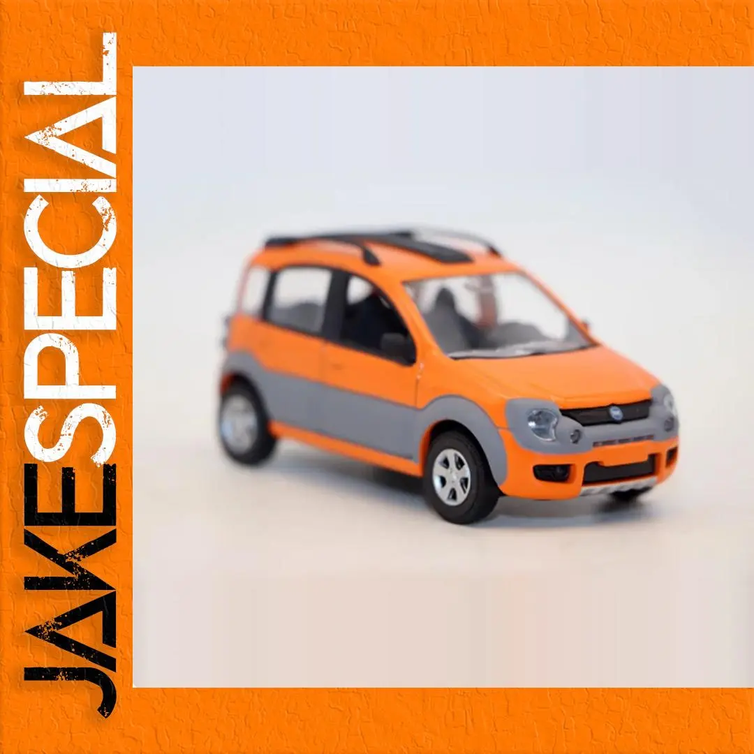 Diecast Panda SUV Model 1/43 Scale Orange 1 Diecast Panda SUV Model 1/43 Scale Orange