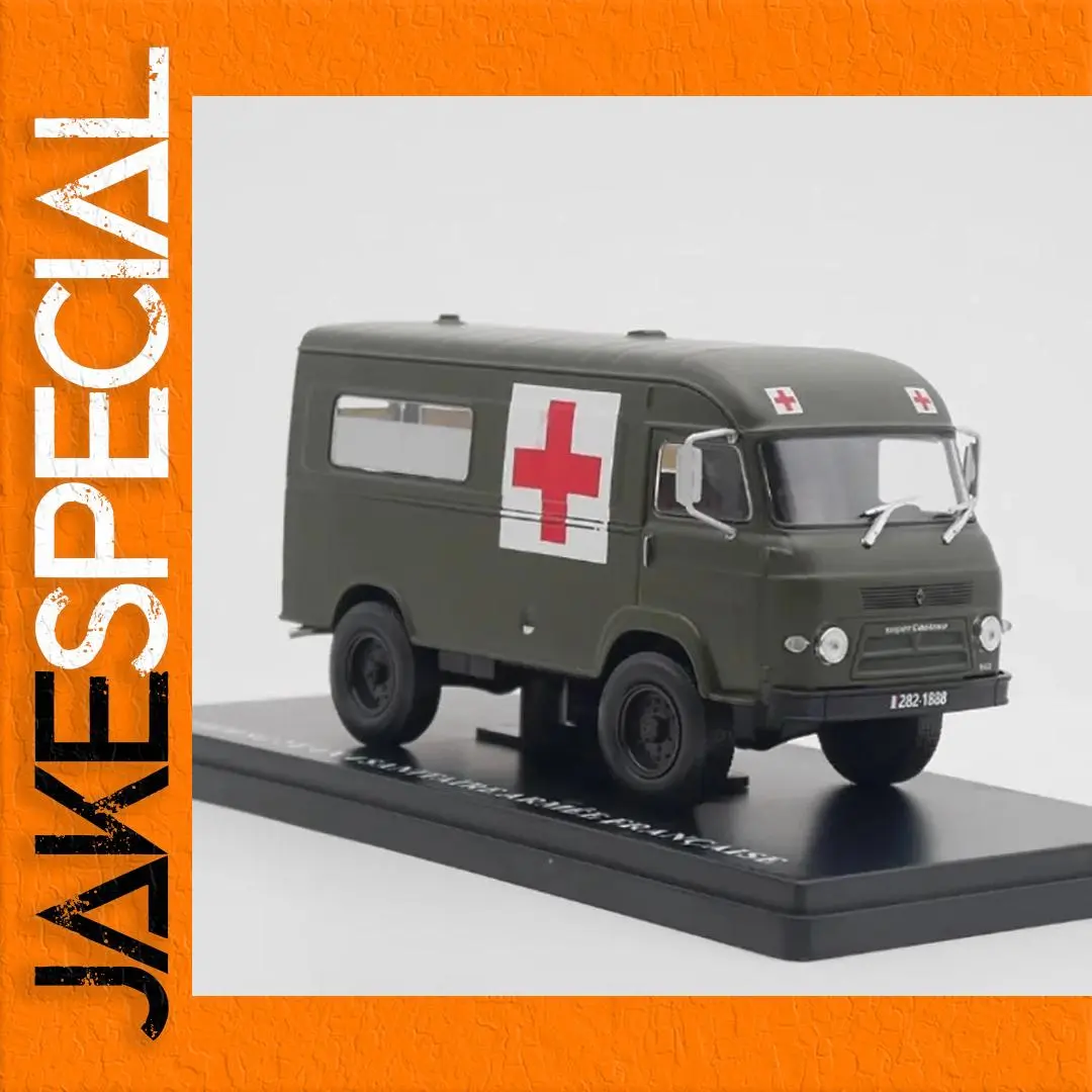 1:43 Scale French Military Ambulance Model 1 1:43 Scale French Military Ambulance Model