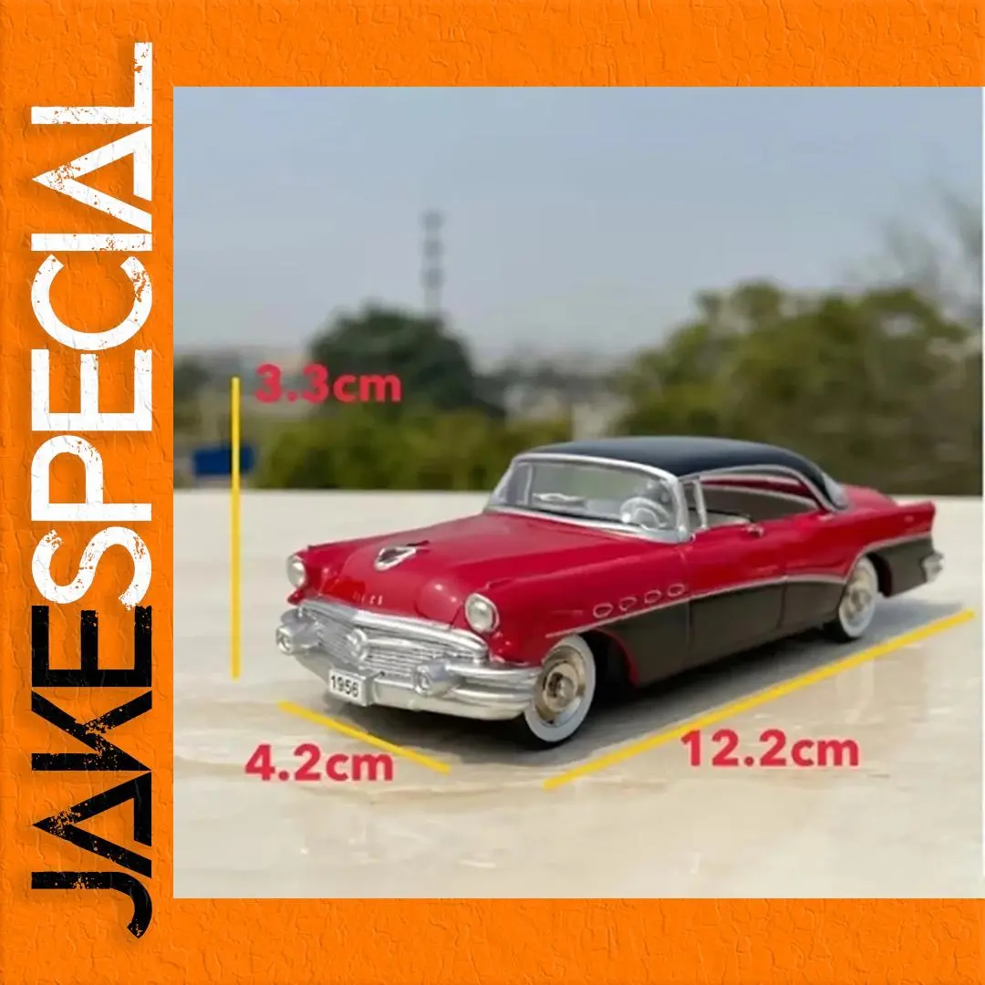 1:43 Scale Diecast Classic Car Model Red/Black 1 1:43 Scale Diecast Classic Car Model Red/Black