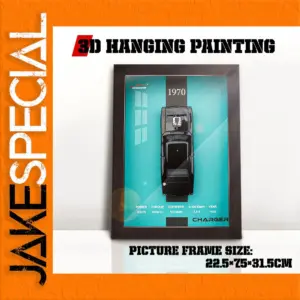 Alloy Sports Car 3D Wall Art Decoration