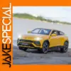 Vibrant Yellow SUV Model Decorative Piece