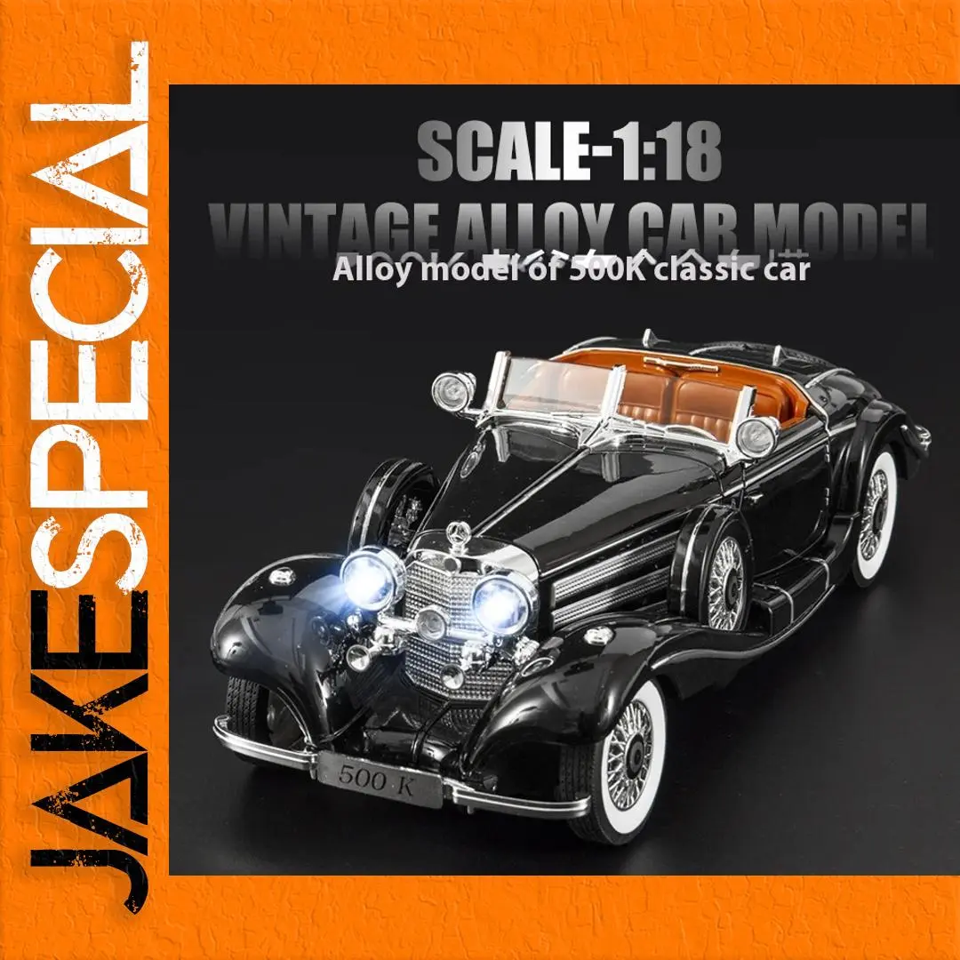 1936 Mercedes Benz 500K 1:18 Diecast Model 1 1936 Mercedes Benz 500K 1:18 Diecast Model
