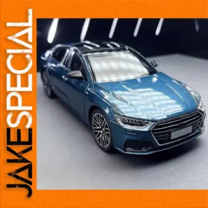 1/24 Scale Metallic Blue Alloy Model Car