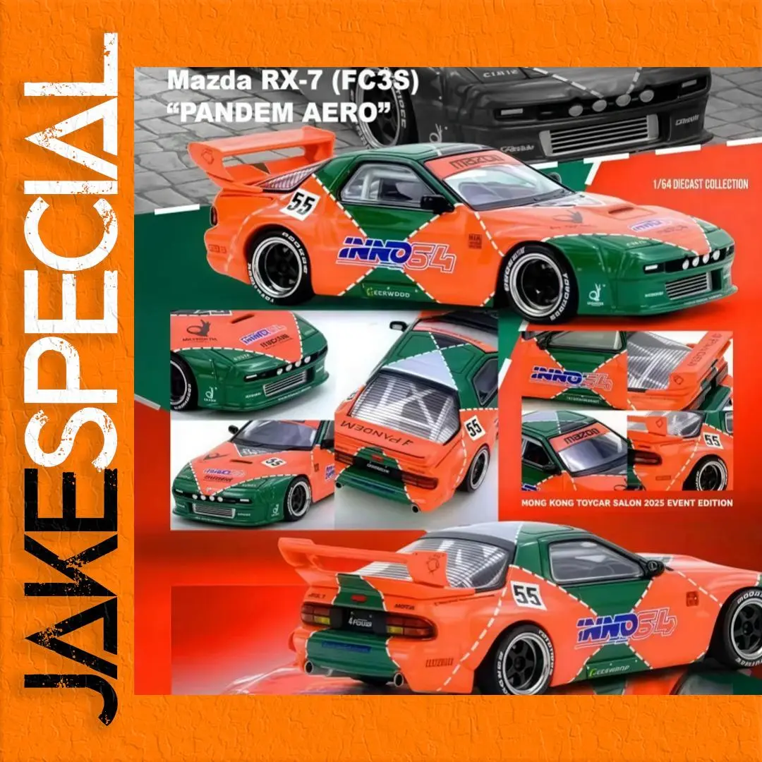 1:64 Scale Mazda RX-7 Die-Cast Model Car 1 1:64 Scale Mazda RX-7 Die-Cast Model Car