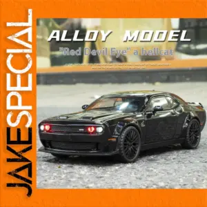 Super Sports Car Alloy Model Black Finish