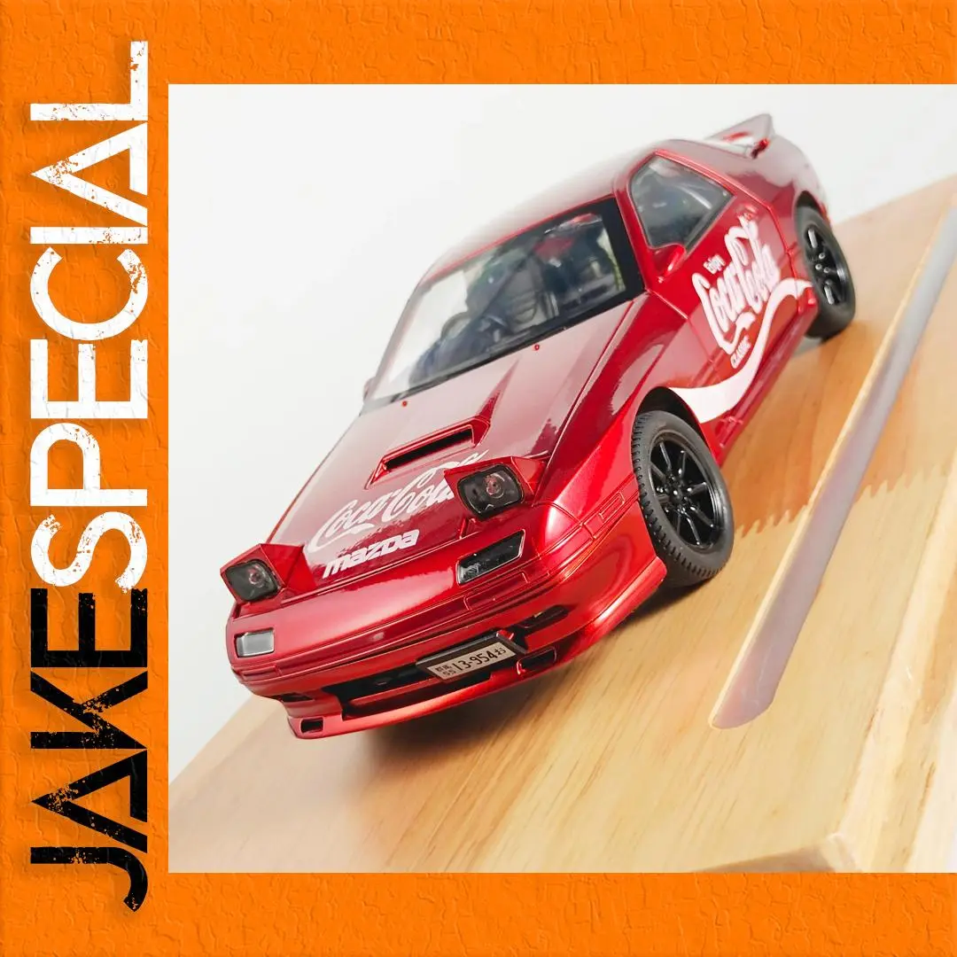 Coca-Cola 1988 Mazda RX-7 Diecast Model 1:24 1 Coca-Cola 1988 Mazda RX-7 Diecast Model 1:24