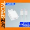 45W USB Charger for iPhones, Samsung, Xiaomi, Huawei