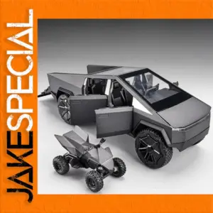 1:32 Scale Die-Cast Cybertruck Model with ATV