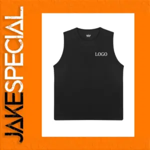 Men's Black Bodybuilding Tank Top