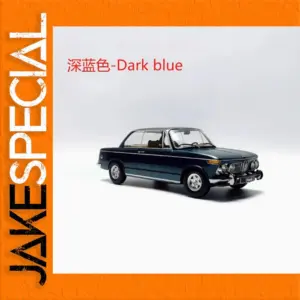 1:18 Scale Vintage Diecast Car Model - Dark Blue