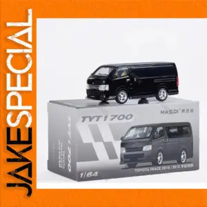 1/64 Scale 2010 Toyota Hiace Model Black