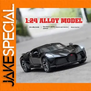 Alloy Model Sports Car with Operable Doors