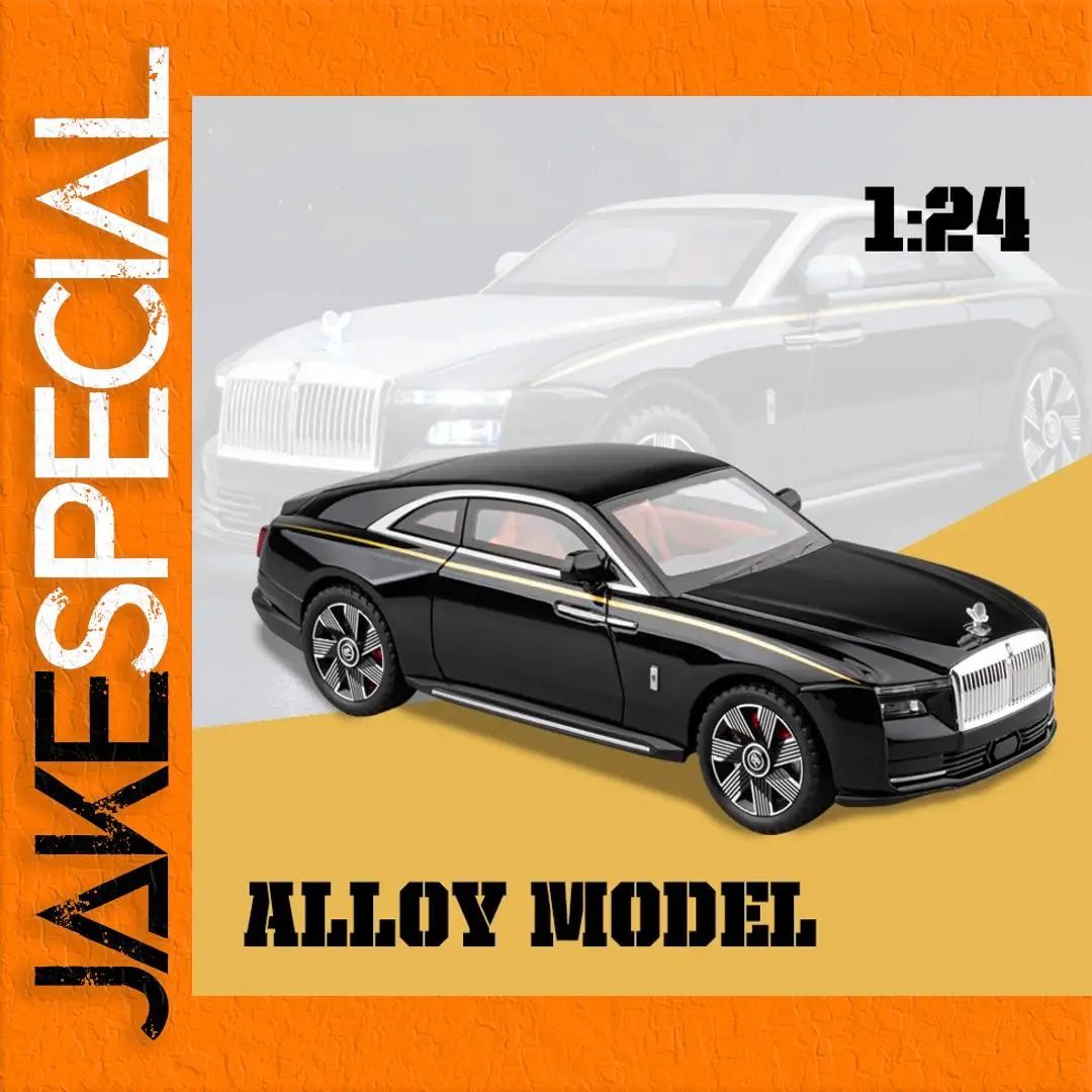 1:24 Scale Luxury Black Zinc Alloy Car Model 1 1:24 Scale Luxury Black Zinc Alloy Car Model