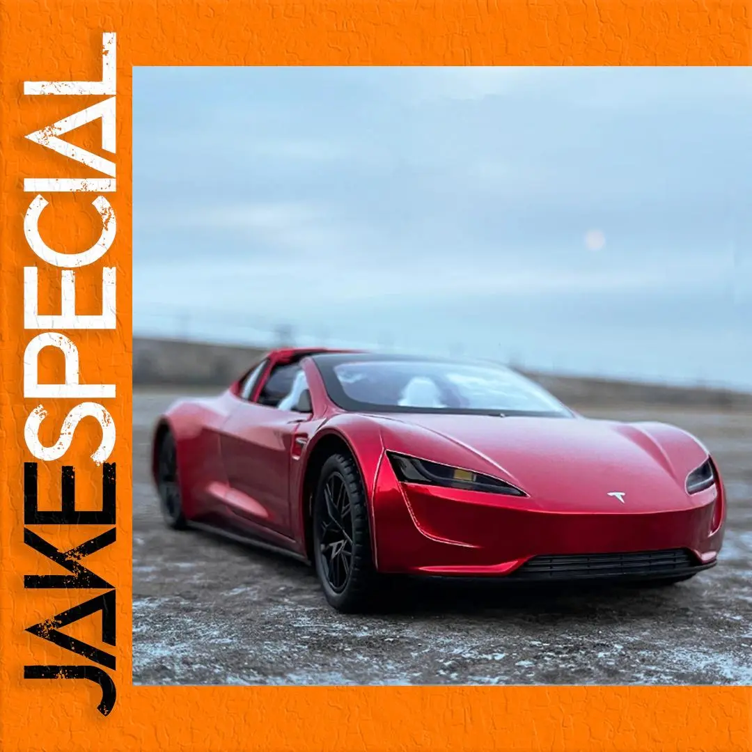 1:24 Scale Red Roadster Convertible Model Car 1 1:24 Scale Red Roadster Convertible Model Car