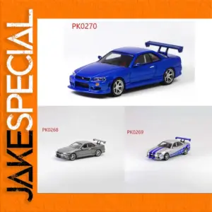 1:64 Scale Diecast Car Model - Metallic Blue