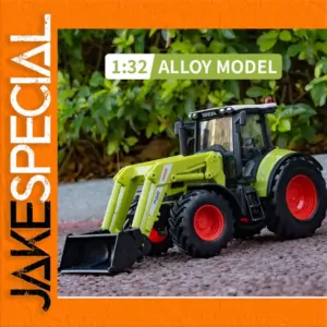 1/32 Scale Articulated Agricultural Excavator Model