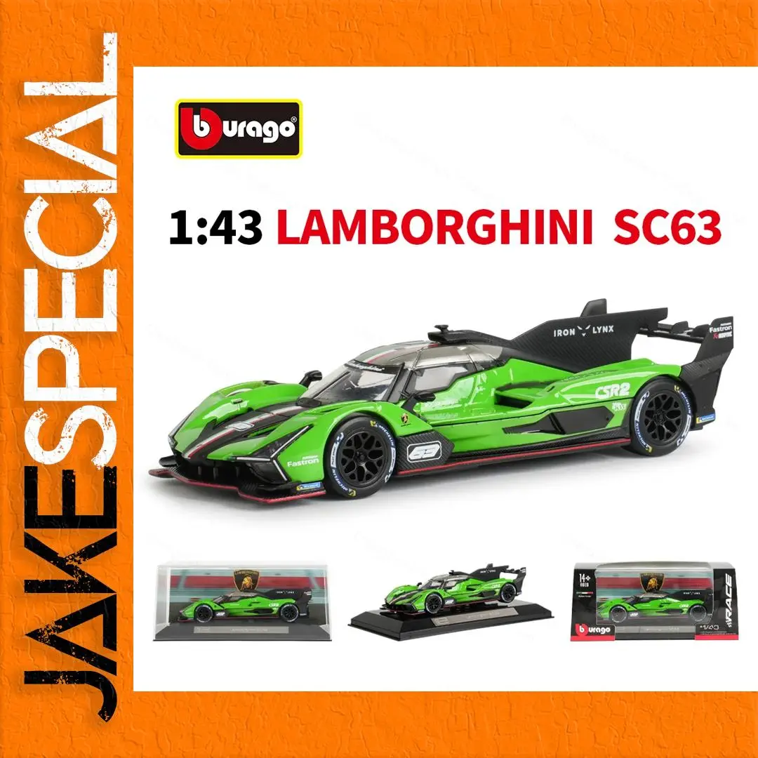 Bburago 1:43 Lamborghini SC63 Die-Cast Model 1 Bburago 1:43 Lamborghini SC63 Die-Cast Model