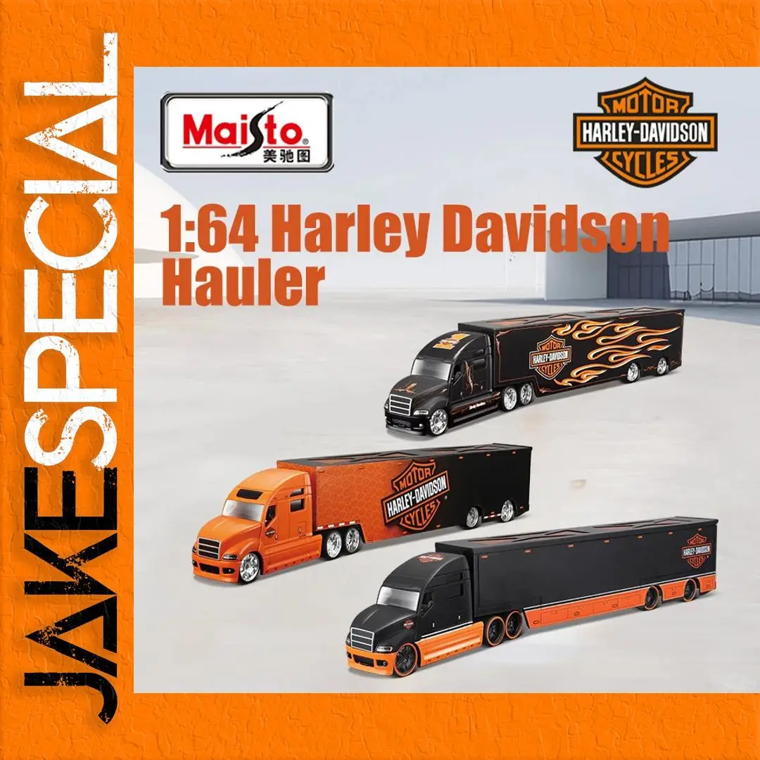1/64 Scale Diecast Harley Davidson Hauler 1 1/64 Scale Diecast Harley Davidson Hauler