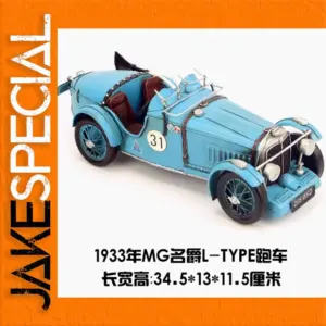 1933 Classic MG Sports Car Diecast Model