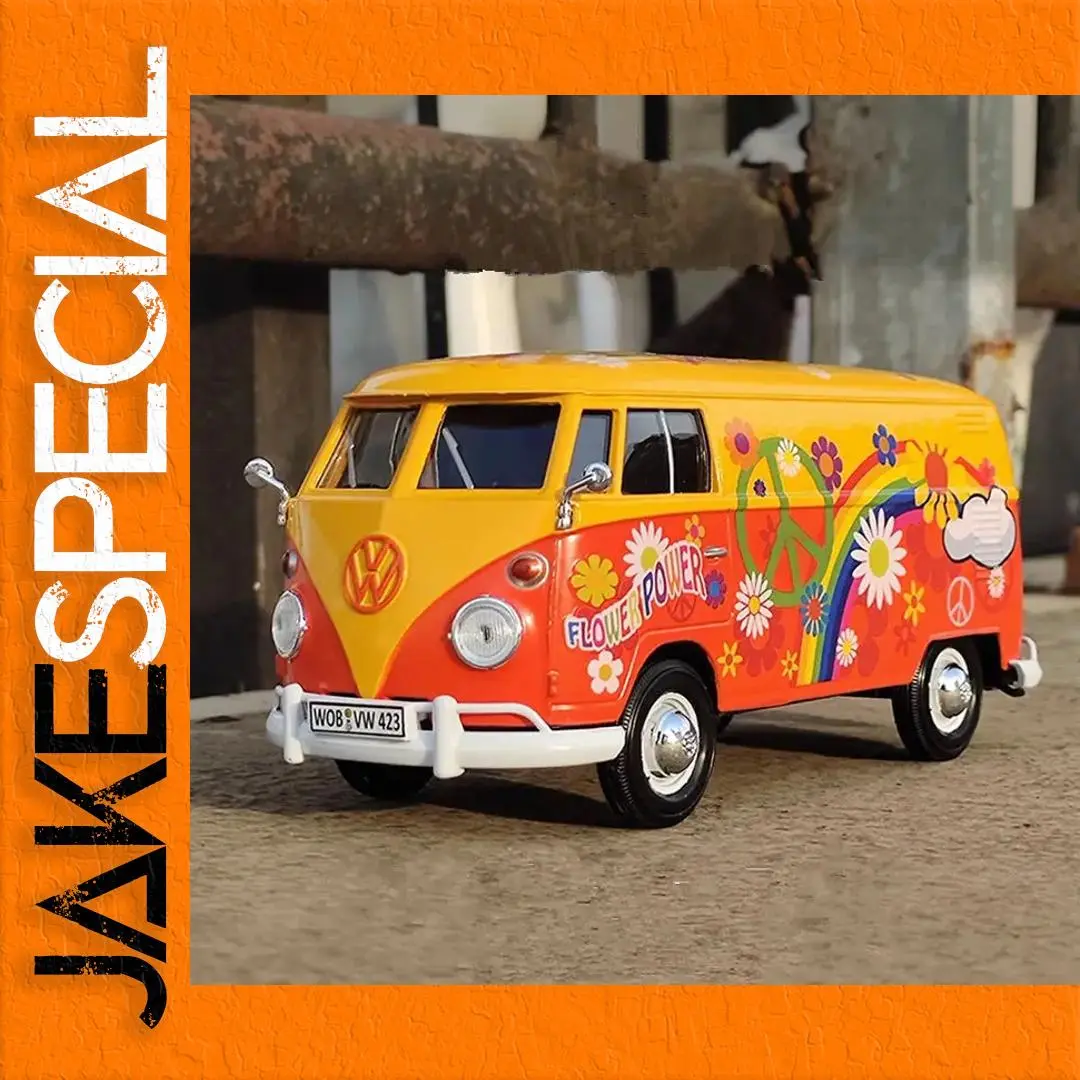 Volkswagen T1 Samba Van 1:24 Diecast Model 1 Volkswagen T1 Samba Van 1:24 Diecast Model