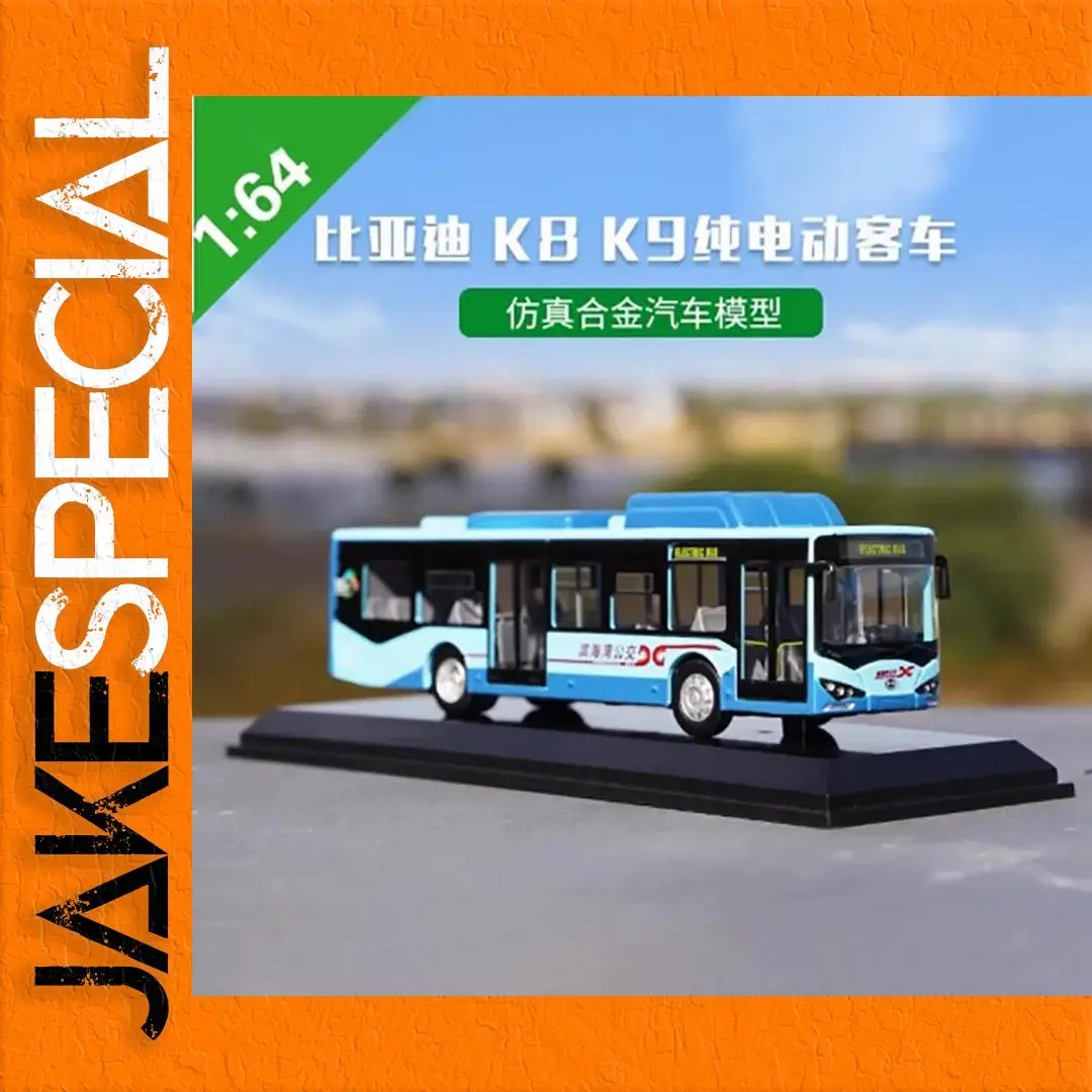 Diecast 1:64 BYD K8 K9 Bus Model 1 Diecast 1:64 BYD K8 K9 Bus Model