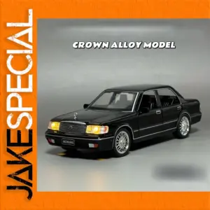 1:32 Crown Alloy Diecast Model Car Black Sedan