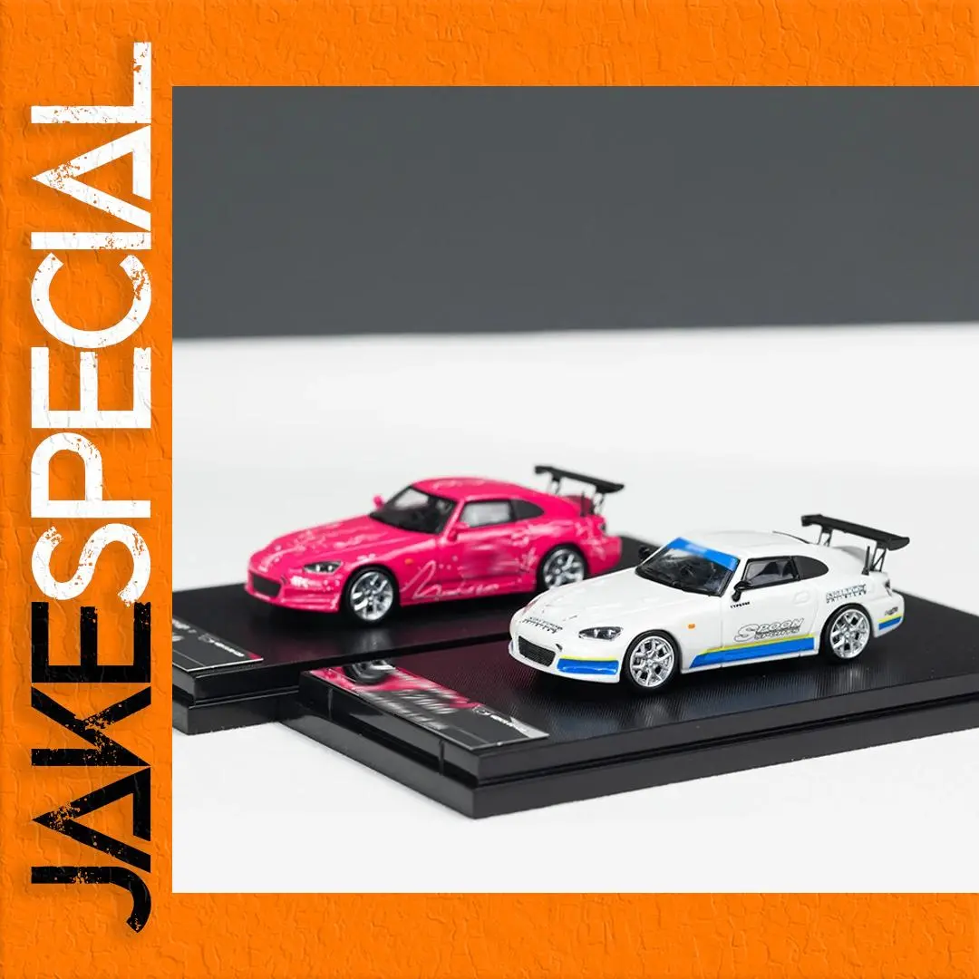 SW 1:64 ST4 S2000 Spoon Diecast Model Car Set 1 SW 1:64 ST4 S2000 Spoon Diecast Model Car Set