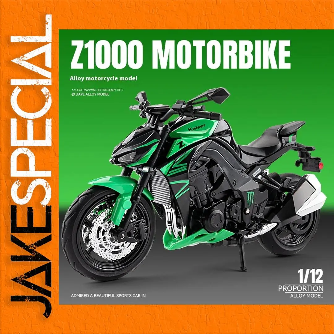Z1000 Motorcycle Alloy Model with Sound Effects 1 Z1000 Motorcycle Alloy Model with Sound Effects