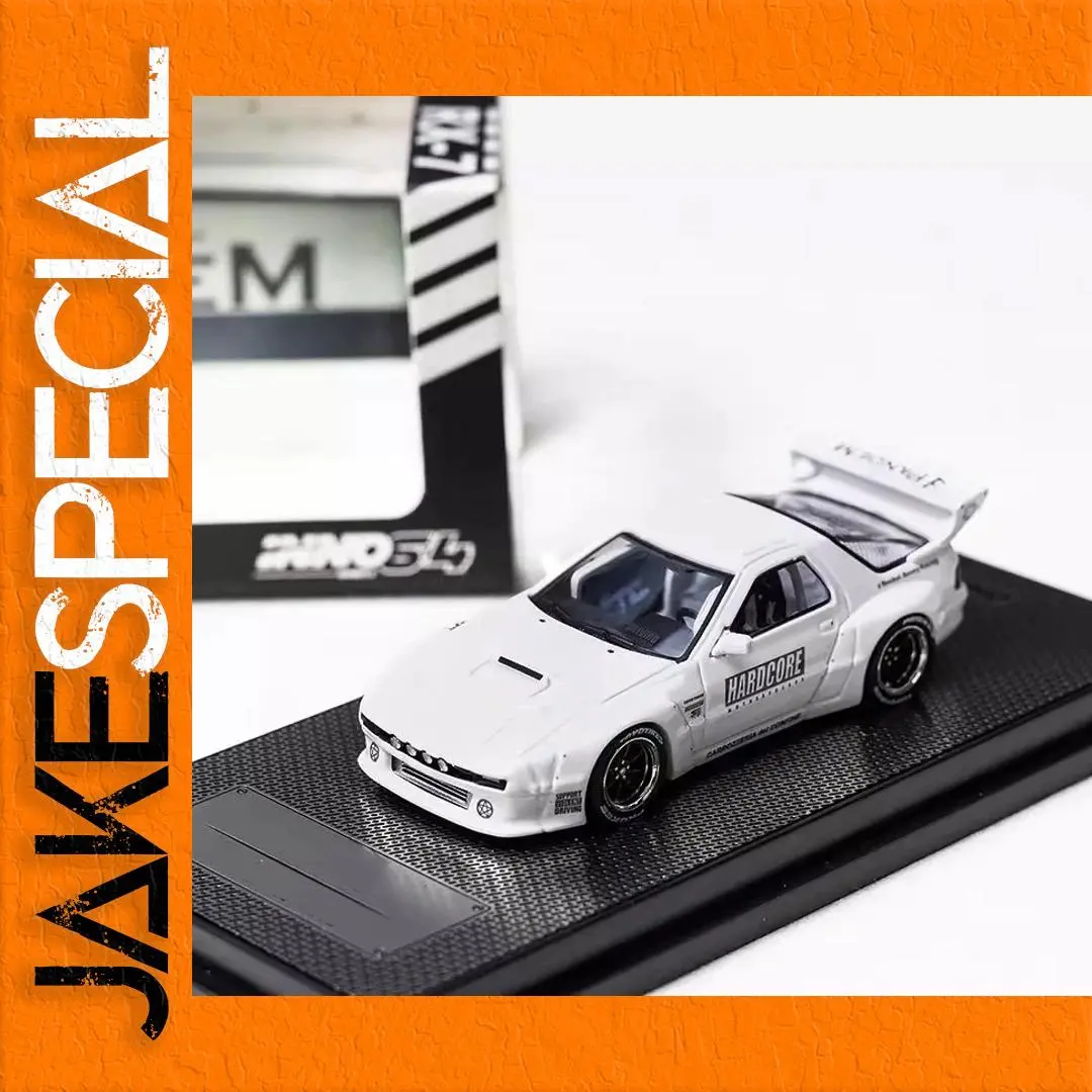 RX7 White FC3S 1:64 Diecast Model Car 1 RX7 White FC3S 1:64 Diecast Model Car