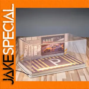 1:24 Car Model Display Cabinet with Lighting