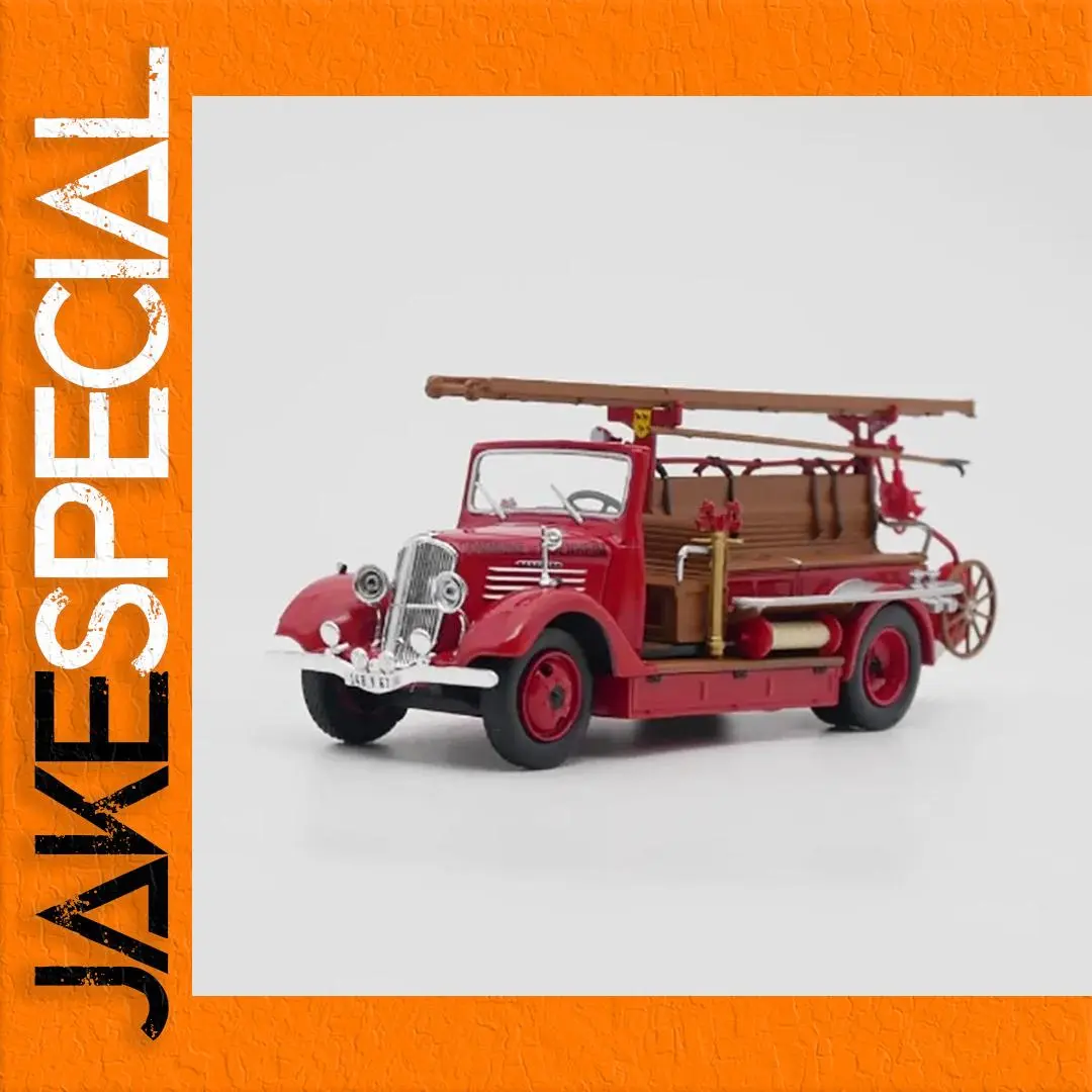 Vintage French Fire Engine Model 1:43 Scale 1 Vintage French Fire Engine Model 1:43 Scale